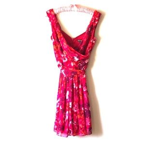 Express pink Floral dress size 0